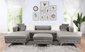 Furniture of America - Ciabattoni Sectional in Gray - CM6256GY-SECT - GreatFurnitureDeal