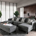 Furniture of America - Lowry Sectional w/ Ottoman in Gray - CM6363-SET - GreatFurnitureDeal