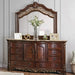Furniture of America - Menodora Dresser in Brown Cherry - CM7311D - GreatFurnitureDeal