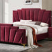 Furniture of America - Florizel King Bed in Red/Gold - CM7411RD-K - GreatFurnitureDeal