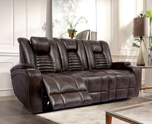 Furniture of America - Abrielle Sofa in Dark Brown - CM9902-SF - GreatFurnitureDeal