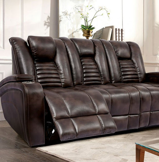 Furniture of America - Abrielle Sofa in Dark Brown - CM9902-SF - GreatFurnitureDeal