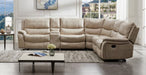 Furniture of America - Jerominus Sectional in Beige - CM9912BG-SECT - GreatFurnitureDeal