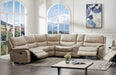 Furniture of America - Jerominus Sectional in Beige - CM9912BG-SECT - GreatFurnitureDeal