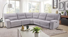 Furniture of America - Tyrone Power Sectional in Gray - CM9913GY-SECT-PM - GreatFurnitureDeal