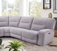 Furniture of America - Tyrone Power Sectional in Gray - CM9913GY-SECT-PM - GreatFurnitureDeal