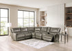 Furniture of America - Hestia Power Sectional in Gray - CM9920GY-SECT-PM - GreatFurnitureDeal
