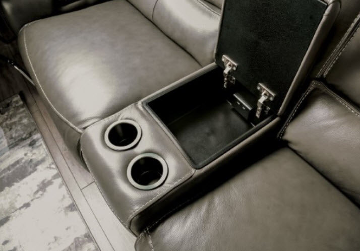 Furniture of America - Hestia Power Sectional in Gray - CM9920GY-SECT-PM - GreatFurnitureDeal