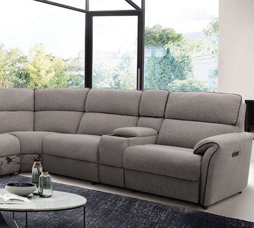 Furniture of America - Osanna Power Sectional in Warm Gray - CM9928SM-SECT-PM - GreatFurnitureDeal
