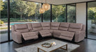 Furniture of America - Demetrius Power Sectional in Slate Brown - CM9930BR-SECT-PM - GreatFurnitureDeal