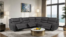 Furniture of America - Demetrius Power Sectional in Granite Gray - CM9930DG-SECT-PM - GreatFurnitureDeal