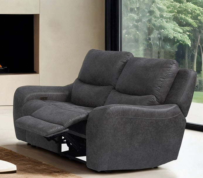 Furniture of America - Demetrius 2 Piece Power Sofa Set in Dark Gray - CM9931DG-SF-PM-PK-2SET - GreatFurnitureDeal