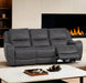 Furniture of America - Demetrius 2 Piece Power Sofa Set in Dark Gray - CM9931DG-SF-PM-PK-2SET - GreatFurnitureDeal