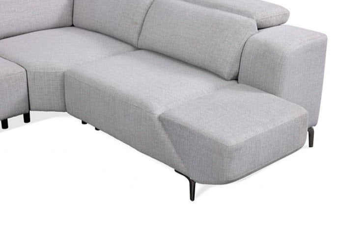 Furniture of America - Melancton Power Sectional in Light Gray - CM9933LG-SECT-PM - GreatFurnitureDeal
