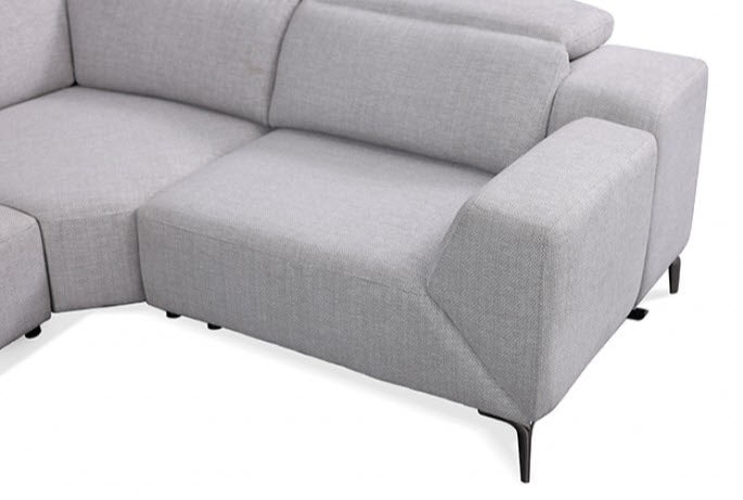 Furniture of America - Melancton Power Sectional in Light Gray - CM9933LG-SECT-PM - GreatFurnitureDeal