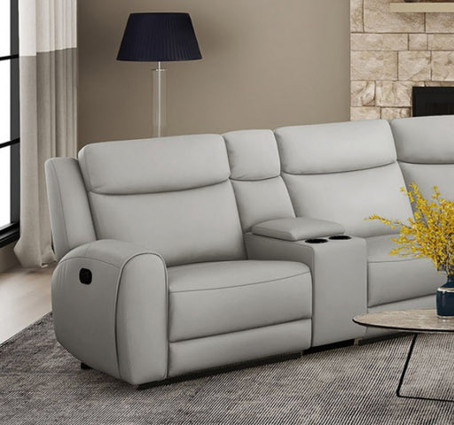 Furniture of America - Jacobus Motion Sectional in Light Gray - CM9986LG-M-SECT - GreatFurnitureDeal