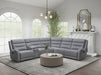 Furniture of America - Matthias Motion Sectional in Gray - CM9987GY-M-SECT - GreatFurnitureDeal