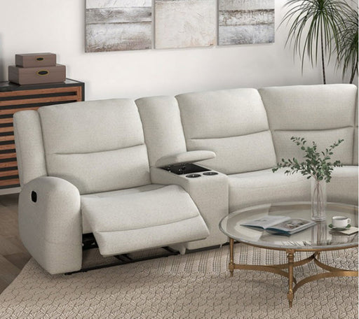 Furniture of America - Giraldus Motion Sectional in Beige - CM9988BG-M-SECT - GreatFurnitureDeal
