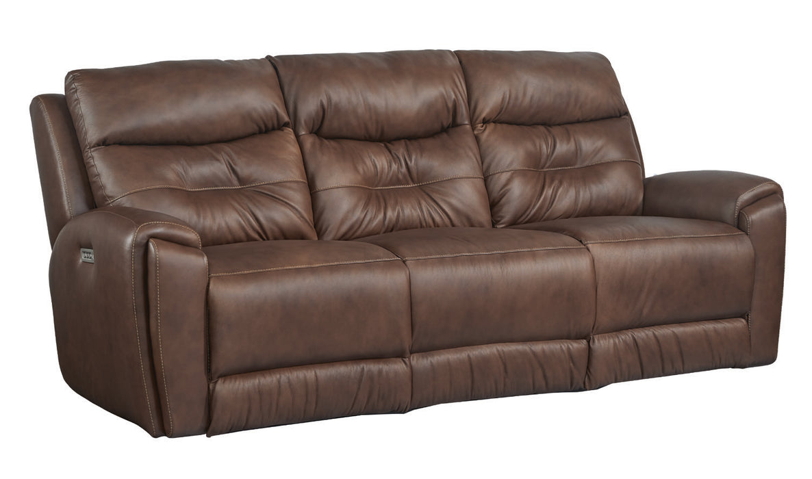 Southern Motion - Point Break Triple Power Sofa in Cognac - 356-64P - GreatFurnitureDeal