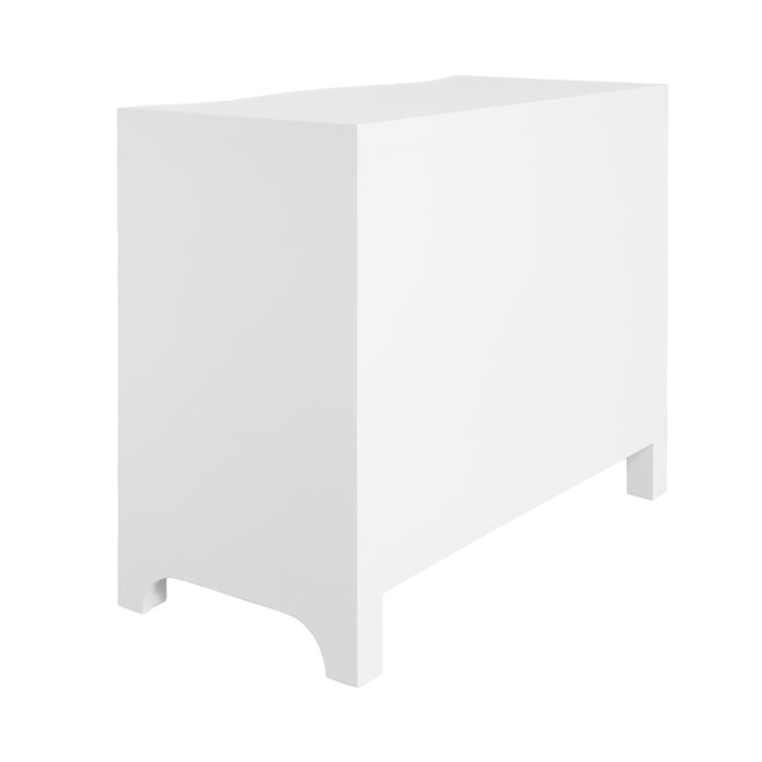 Worlds Away - Cora Curved Front Chest - CORA WH - GreatFurnitureDeal
