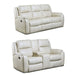 Southern Motion - Marquis 2 Piece Power Headrest Reclining Sofa Set W- Next Level in Cream- 332-61-78P NL - GreatFurnitureDeal