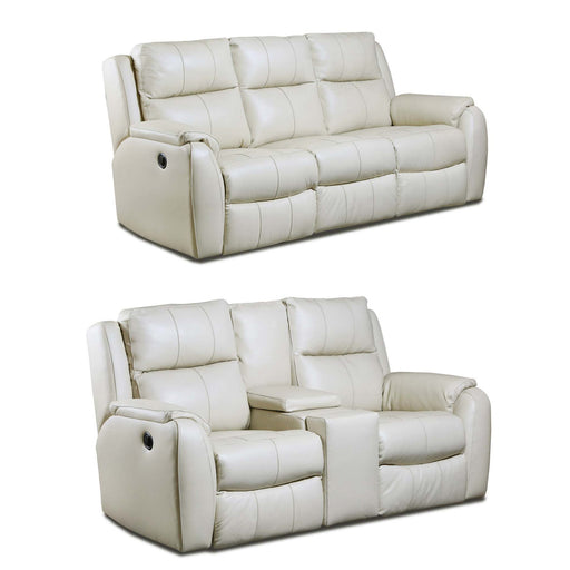 Southern Motion - Marquis 2 Piece Reclining Sofa Set in Cream - 332-31-28 - GreatFurnitureDeal