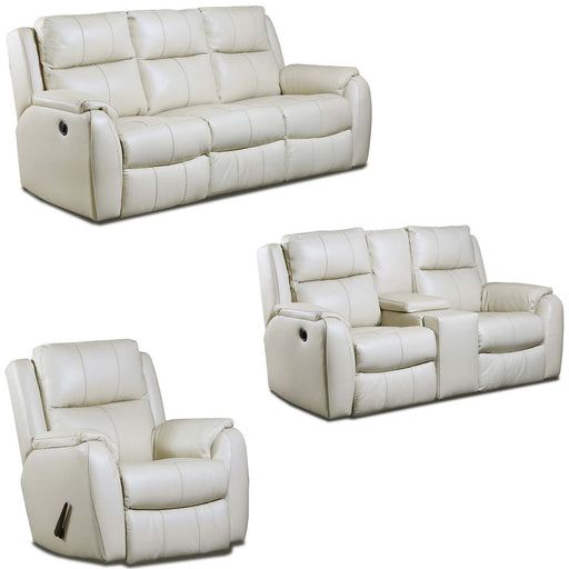 Southern Motion - Marquis 3 Piece Power Headrest Living Room Set in Cream - 332-61-78-6332P - GreatFurnitureDeal