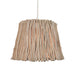 Worlds Away - Tapered Drum Pendant Handcrafted With Whitewash Eucalyptus Wood - CREW - GreatFurnitureDeal