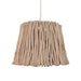 Worlds Away - Tapered Drum Pendant Handcrafted With Whitewash Eucalyptus Wood - CREW - GreatFurnitureDeal