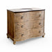 GJ Styles - Pine Serpentine Vanity W/ Black Granite - CS103 - GreatFurnitureDeal
