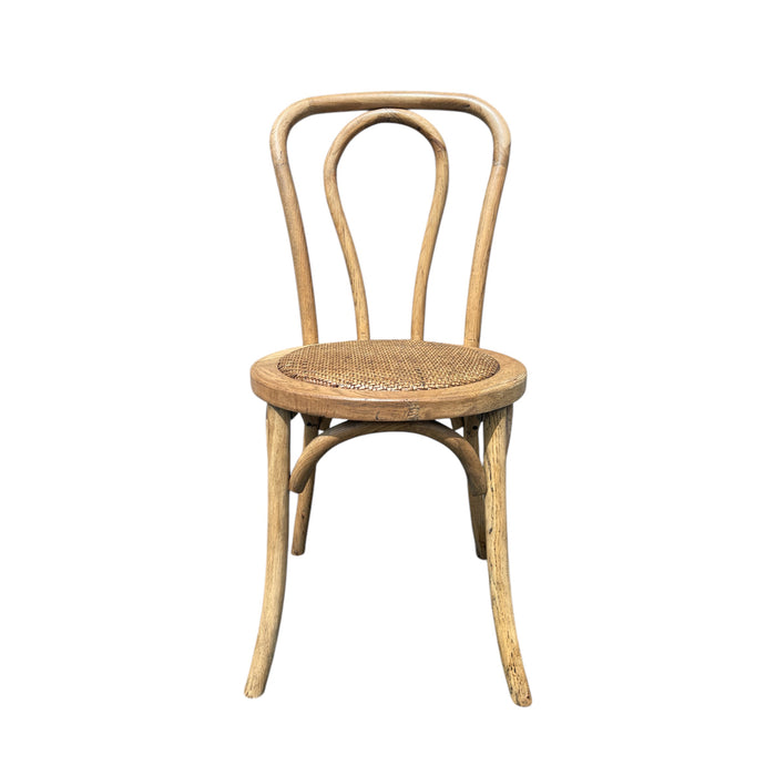 GJ Styles - Bistro Chair With Woven Seat in Oak - CS126 - GreatFurnitureDeal