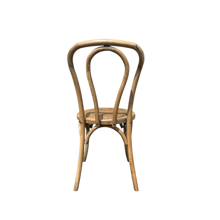 GJ Styles - Bistro Chair With Woven Seat in Oak - CS126 - GreatFurnitureDeal