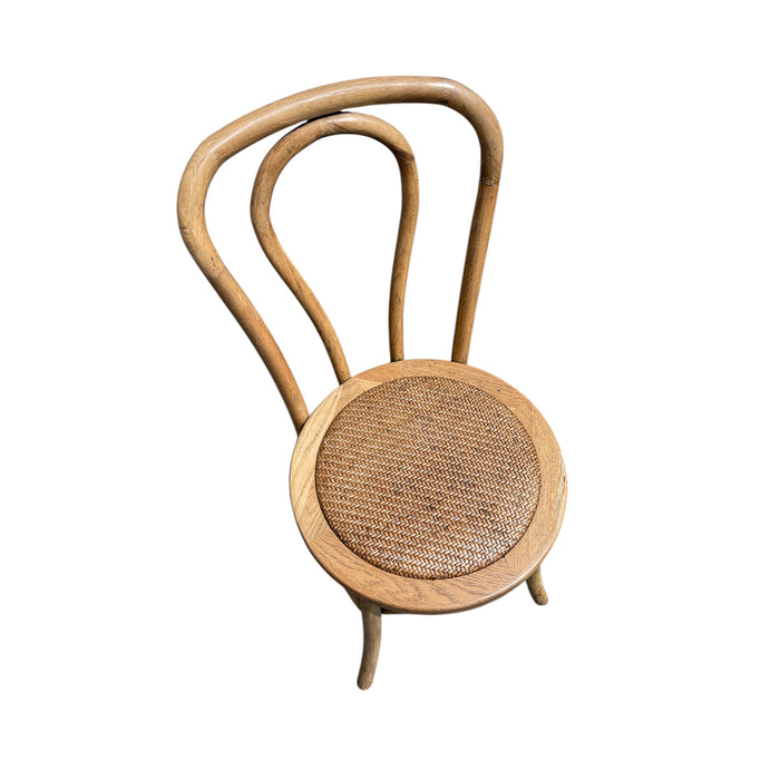 GJ Styles - Bistro Chair With Woven Seat in Oak - CS126 - GreatFurnitureDeal