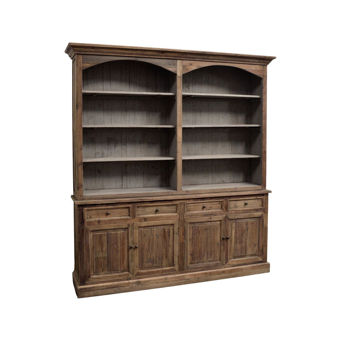 GJ Styles - Reclaimed Pine Double Arched Bookcase - CS130 - GreatFurnitureDeal