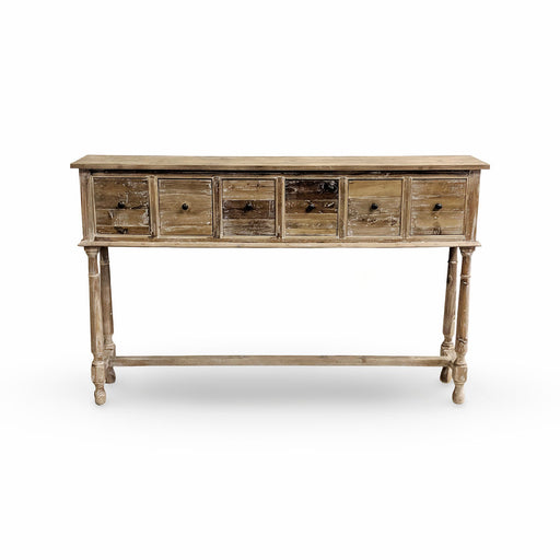 GJ Styles - Reclaimed Pine Console Table with Washed Drawers - CS149 - GreatFurnitureDeal