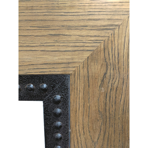 GJ Styles - Reclaimed Oak Mirror with Iron Frame - CS162 - GreatFurnitureDeal