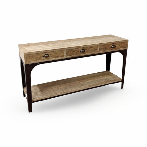 GJ Styles - Reclaimed Oak Console Table With Shelf - CS173 - GreatFurnitureDeal