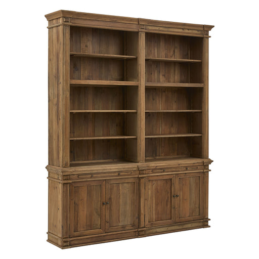GJ Styles - Double Bookcase In Pine - CS17 - GreatFurnitureDeal