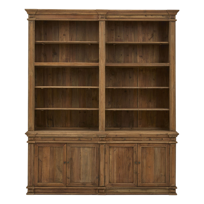 GJ Styles - Double Bookcase In Pine - CS17 - GreatFurnitureDeal