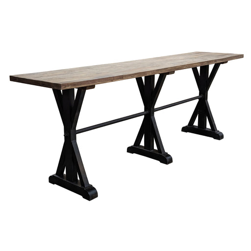 GJ Styles - Bar Height Table In Distressed Elm - CS199 - GreatFurnitureDeal
