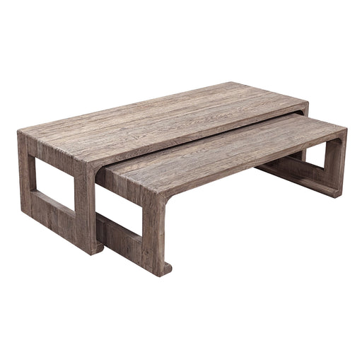 GJ Styles - Reclaimed Oak Nesting Coffee Tables - CS202 - GreatFurnitureDeal