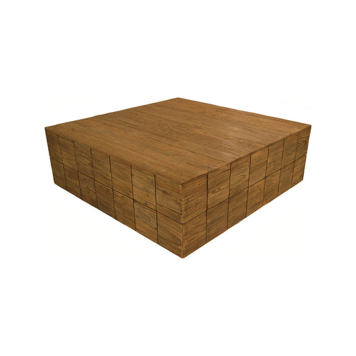 GJ Styles - Oak & Pine Block Coffee Table - CS216 - GreatFurnitureDeal