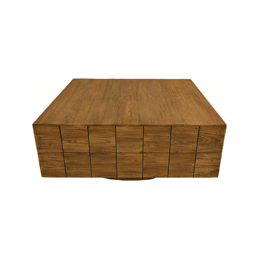 GJ Styles - Oak & Pine Block Coffee Table - CS216 - GreatFurnitureDeal