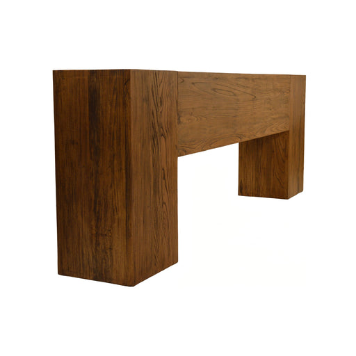 GJ Styles - Reclaimed Elm Console In Antique Brown - CS220 - GreatFurnitureDeal