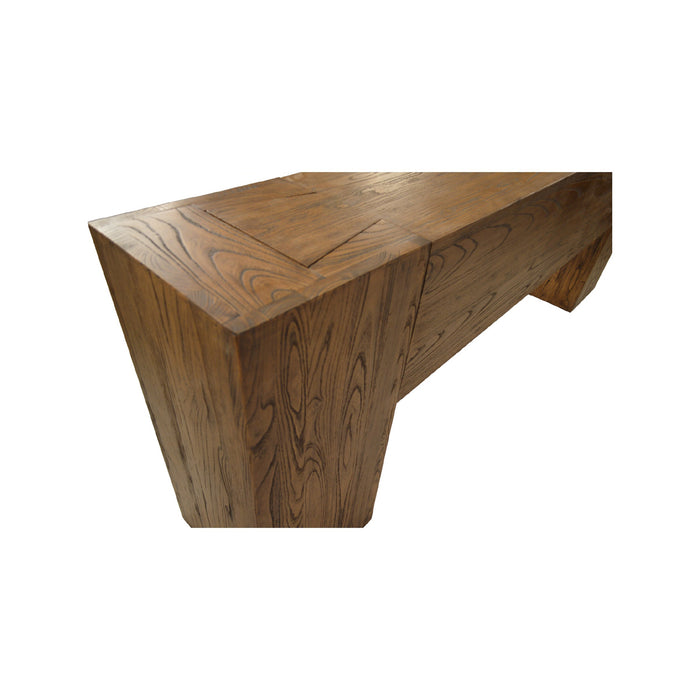 GJ Styles - Reclaimed Elm Console In Antique Brown - CS220 - GreatFurnitureDeal