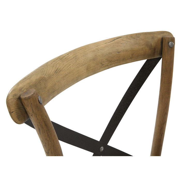 GJ Styles - Cross Chair with Metal Cross - CS26 - GreatFurnitureDeal