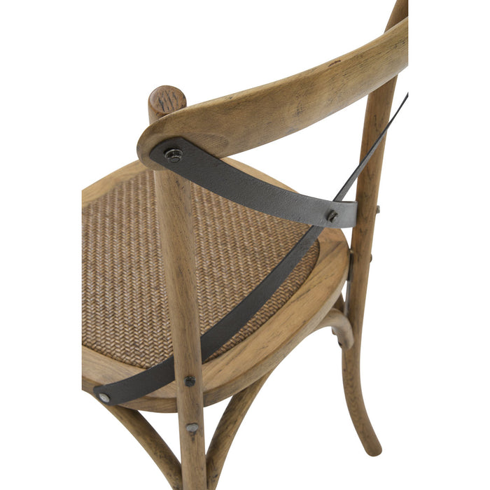 GJ Styles - Cross Chair with Metal Cross - CS26 - GreatFurnitureDeal