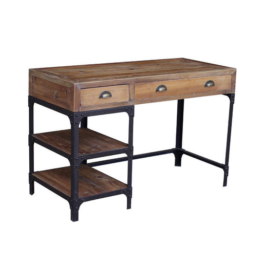 GJ Styles - Pine & Iron Desk Small - CS31 - GreatFurnitureDeal