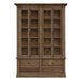 GJ Styles - Pine Bookcase 4 Door/4 Drawer W/ Bin Pulls - CS38 - GreatFurnitureDeal