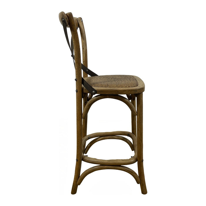 GJ Styles - Counter Chair with Metal Cross - CS67 - GreatFurnitureDeal
